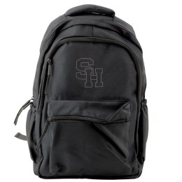 LEAN Plecak Szkolny Miejski Przegroda Środkowa SH Czarny 38cm 20L