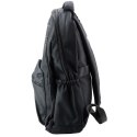 LEAN Plecak Szkolny Miejski Przegroda Środkowa SH Czarny 38cm 20L