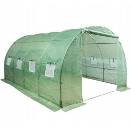 LEAN Tunel Foliowy Ogrodowy Szklarnia 4x2,5x2m Folia 10m² UV-4 Premium