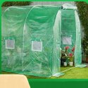 LEAN Tunel Foliowy Ogrodowy Szklarnia 4x2,5x2m Folia 10m² UV-4 Premium