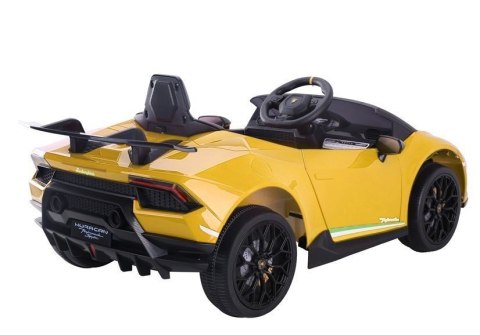 LEAN CARS Auto na akumulator Lamborghini Huracan Żółte
