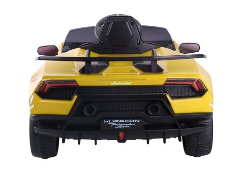 LEAN CARS Auto na akumulator Lamborghini Huracan Żółte