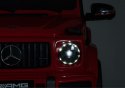 LEAN CARS Auto na akumulator Mercedes G63 Czerwony BBH-0003