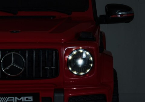 LEAN CARS Auto na akumulator Mercedes G63 Czerwony BBH-0003 LEAN CARS Auto na akumulator Mercedes G63 Czerwony BBH-0003