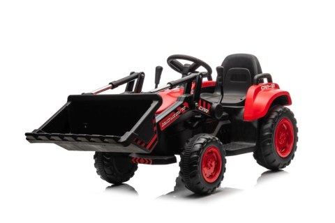 LEAN CARS Traktor Na Akumulator Z łyżką BW-X002A Czerwony