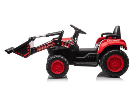 LEAN CARS Traktor Na Akumulator Z łyżką BW-X002A Czerwony