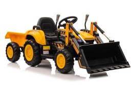 LEAN CARS Traktor Na Akumulator Z łyżką BW-X002A Żółty