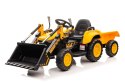 LEAN CARS Traktor Na Akumulator Z łyżką BW-X002A Żółty