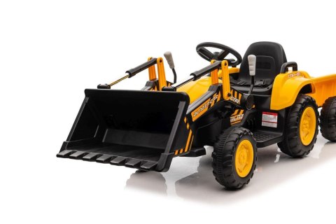 LEAN CARS Traktor Koparka Na Akumulator Z łyżką BW-X002A Żółty