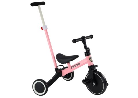 LEAN Trike Rower Trójkołowy PRO50 Rowerek Z Rączką Do Prowadzenia Różowy LEAN Trike Rower Trójkołowy PRO50 Rowerek Z Rączką Do Prowadzenia Różowy