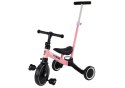LEAN Trike Rower Trójkołowy PRO50 Rowerek Z Rączką Do Prowadzenia Różowy