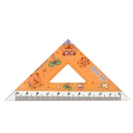 LEAN Zestaw Przybory Geometryczne Kapibara Linijka Kątomierz Ekierki 4el