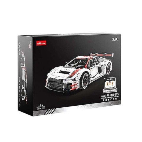 Rastar Klocki Konstrukcyjne Auto RC Rastar 1:8 Audi R8 3322 Elementów Rastar Klocki Konstrukcyjne Auto RC Rastar 1:8 Audi R8 3322 Elementów