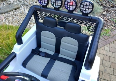 LEAN CARS Auto na Akumulator S2388 Jeep Biały 4x45W