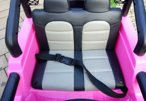 LEAN CARS Auto na Akumulator S2388 Jeep Różowy 4x45W