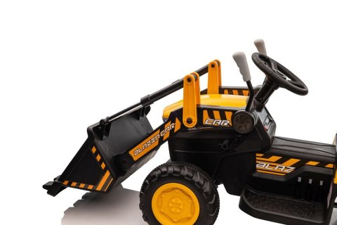 LEAN CARS Traktor Koparka Na Akumulator Z łyżką BW-X002A Żółty