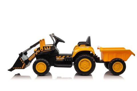 LEAN CARS Traktor Koparka Na Akumulator Z łyżką BW-X002A Żółty