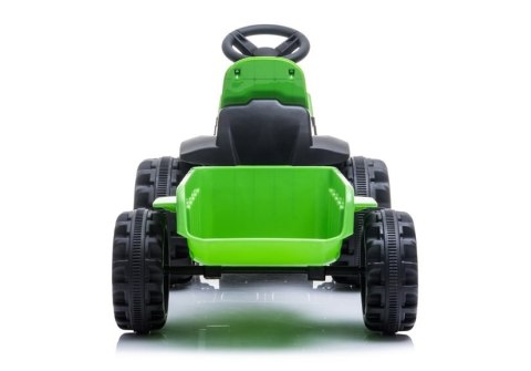 LEAN CARS Traktor z Przyczepą na Akumulator TR1908T Zielony