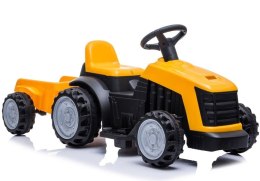LEAN CARS Traktor z Przyczepą na Akumulator TR1908T Żółty
