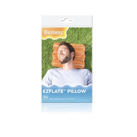 Bestway Dmuchana Poduszka 38 x 25 cm Pomarańczowa Bestway 52127 Bestway Dmuchana Poduszka 38 x 25 cm Pomarańczowa Bestway 52127
