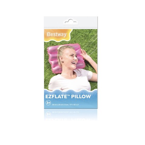 Bestway Dmuchana Poduszka 38 x 25 cm Różowa Bestway 52127 Bestway Dmuchana Poduszka 38 x 25 cm Różowa Bestway 52127