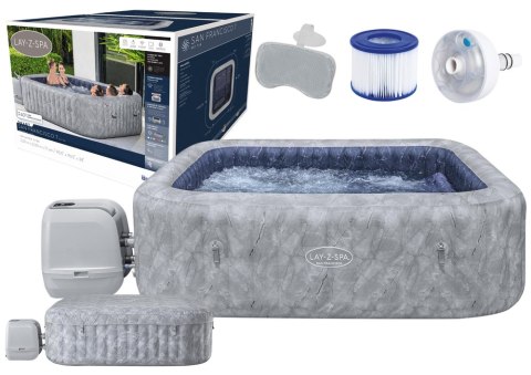 Bestway Dmuchane Spa San-Francisco 7 osobowe 230 x 230 x 71 cm Bestway 6001Q Bestway Dmuchane Spa San-Francisco 7 osobowe 230 x 230 x 71 cm Bestway 6001Q