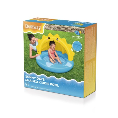 Bestway Dmuchany Basen Ogrodowy z Daszkiem Słońce Basenik Bestway 101cm Bestway Dmuchany Basen Ogrodowy z Daszkiem Słońce Basenik Bestway 101cm