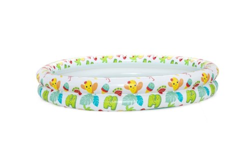 Bestway Zestaw Dmuchany Basen 3w1 Piłka Koło 122 x 20 cm Bestway