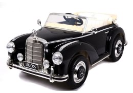 LEAN CARS Retro Auto na Akumulator Piękny Klasyk Mercedes 300S Czarny Lakierowany