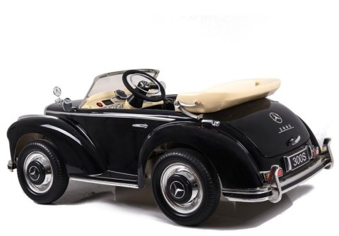 LEAN CARS Retro Auto na Akumulator Piękny Klasyk Mercedes 300S Czarny Lakierowany