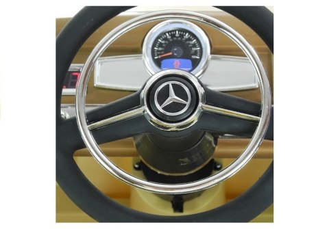 LEAN CARS Retro Auto na Akumulator Piękny Klasyk Mercedes 300S Czarny Lakierowany