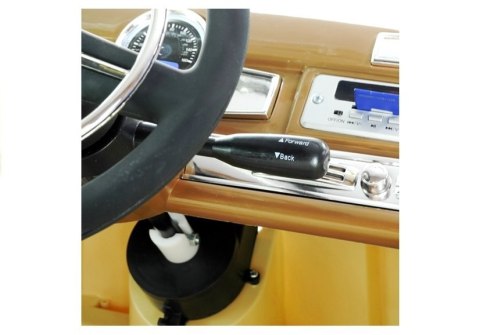 LEAN CARS Retro Auto na Akumulator Piękny Klasyk Mercedes 300S Czarny Lakierowany