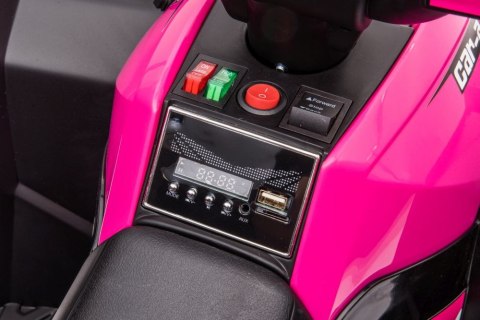 LEAN CARS Quad Na Akumulator HL568 Różowy