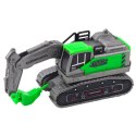 LEAN TOYS Pojazd Budowlany Koparka Zielona Napęd Frykcyjny