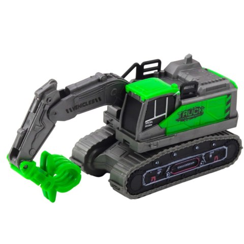 LEAN TOYS Pojazd Budowlany Koparka Zielona Napęd Frykcyjny LEAN TOYS Pojazd Budowlany Koparka Zielona Napęd Frykcyjny