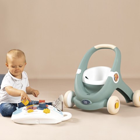 SMOBY Little Chodzik 3w1 Pchacz Interaktywny Wózek SMOBY Little Chodzik 3w1 Pchacz Interaktywny Wózek