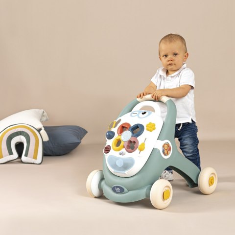 SMOBY Little Chodzik 3w1 Pchacz Interaktywny Wózek SMOBY Little Chodzik 3w1 Pchacz Interaktywny Wózek