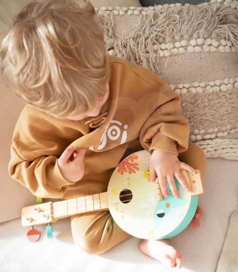 TOOKY TOY Drewniane Banjo Nauka Gry Dla Dzieci z Motywem Morza TOOKY TOY Drewniane Banjo Nauka Gry Dla Dzieci z Motywem Morza