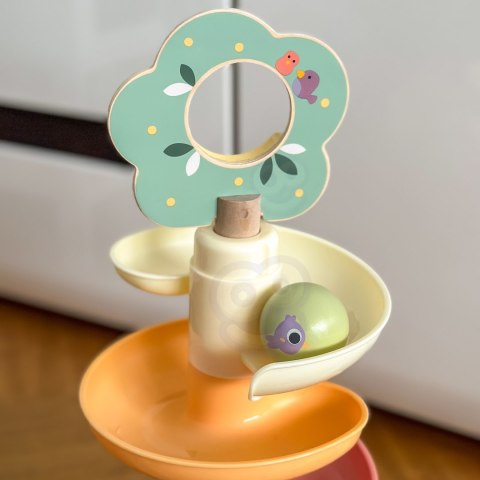 TOOKY TOY Drewniany Muzyczny Tor Kulkowy Kulodrom 44 el. Pastelowe TOOKY TOY Drewniany Muzyczny Tor Kulkowy Kulodrom 44 el. Pastelowe