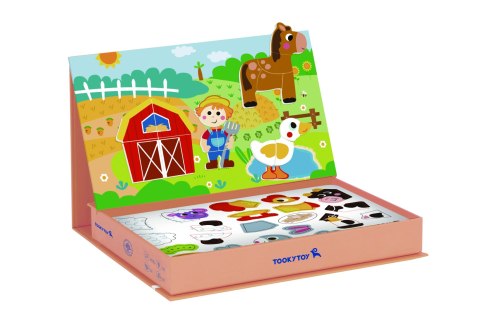 TOOKY TOY Układanka Magnetyczna Farma Puzzle TOOKY TOY Układanka Magnetyczna Farma Puzzle