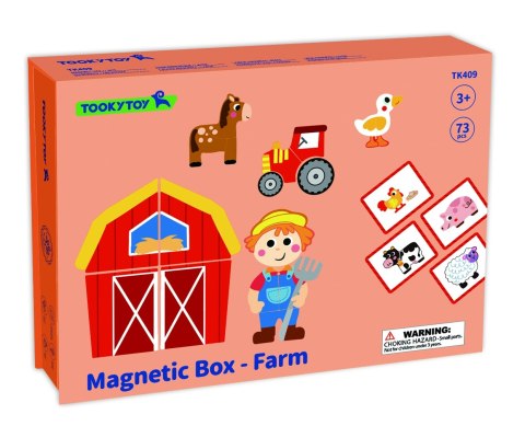TOOKY TOY Układanka Magnetyczna Farma Puzzle TOOKY TOY Układanka Magnetyczna Farma Puzzle