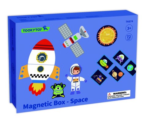 TOOKY TOY Układanka Magnetyczna Kosmos Puzzle TOOKY TOY Układanka Magnetyczna Kosmos Puzzle