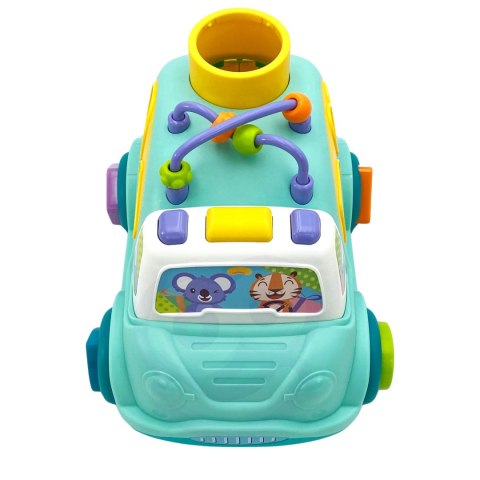 WOOPIE BABY Interaktywny Samochodzik Muzyczny Sorter Montessori Niebieski WOOPIE BABY Interaktywny Samochodzik Muzyczny Sorter Montessori Niebieski