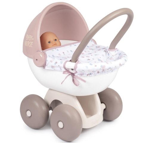 SMOBY Baby Nurse Wózek Głęboki dla lalki z plastikowym daszkiem SMOBY Baby Nurse Wózek Głęboki dla lalki z plastikowym daszkiem
