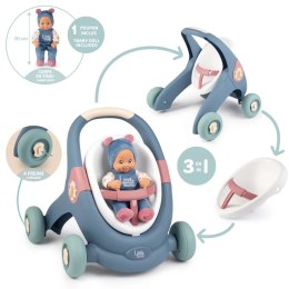 SMOBY Little Chodzik Pchacz 3w1 Wózek dla lalek + lalka