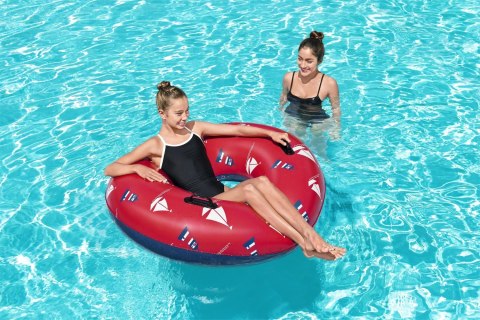 Kółko do pływania Statki czerwone BESTWAY 119cm Winyl + 2 uchwyty Kółko do pływania Statki czerwone BESTWAY 119cm Winyl + 2 uchwyty