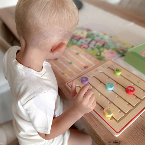 TOOKY TOY Drewniana Gra Nauka Liczenia Zwierzątka TOOKY TOY Drewniana Gra Nauka Liczenia Zwierzątka