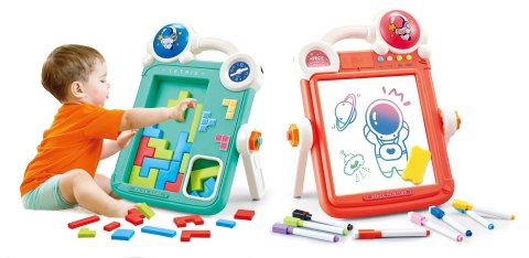 WOOPIE Dwustronna Tablica do Rysowania Gra Tetris 2w1 WOOPIE Dwustronna Tablica do Rysowania Gra Tetris 2w1