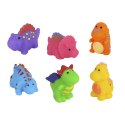 TOOKY TOY Drewniane Klocki Układanka Edukacyjna + 6 Figurek Dinozaurów do zabawy 12 el.