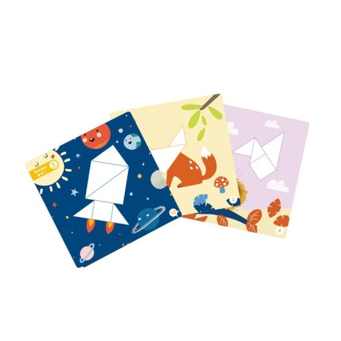 TOOKY TOY Puzzle Tangram Układanka dla Dzieci Nauka Kształtów Figury Kształty 18el. TOOKY TOY Puzzle Tangram Układanka dla Dzieci Nauka Kształtów Figury Kształty 18el.